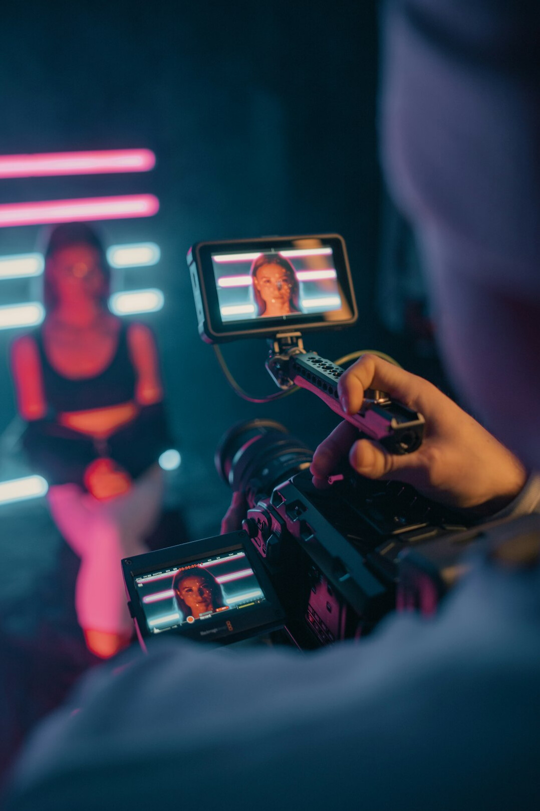 professional camera setup