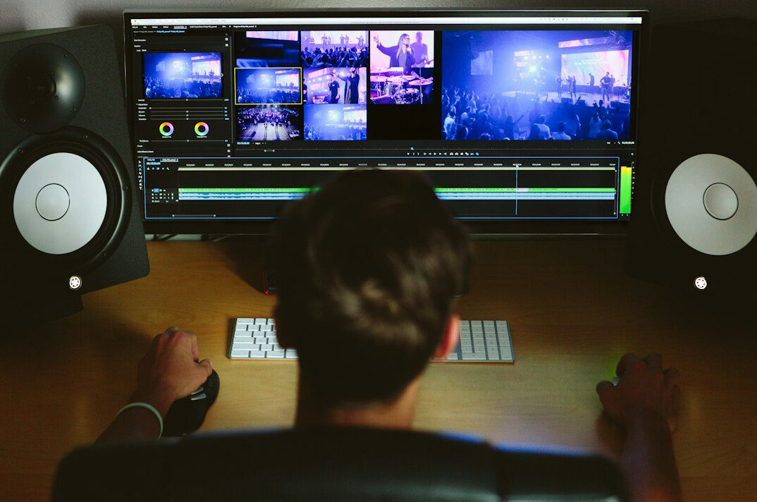 visual effects artist at computer